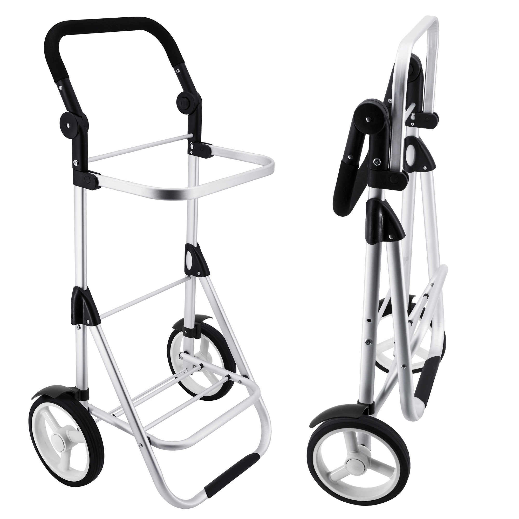 Boodschappentrolley Grijs  "Pull'N & Push - Puller" Boodschappentrolley Grijs  "Pull'N & Push - Puller"