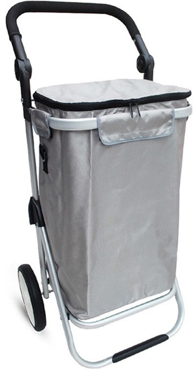 Boodschappentrolley Grijs  "Pull'N & Push - Puller" Boodschappentrolley Grijs  "Pull'N & Push - Puller"