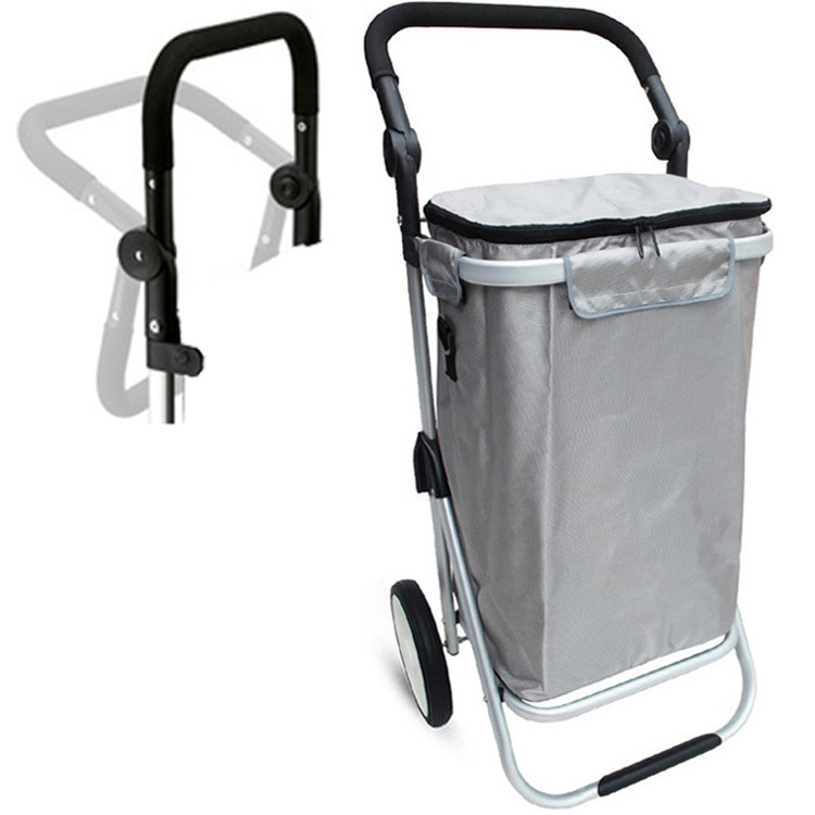 Boodschappentrolley Grijs  "Pull'N & Push - Puller" Boodschappentrolley Grijs  "Pull'N & Push - Puller"