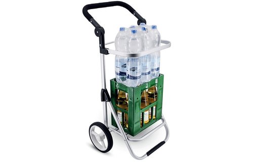 Boodschappentrolley Bruin  "Pull'N & Push - Puller"