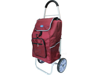 Boodschappentrolley "Shopper Reflektor"  Bordeaux