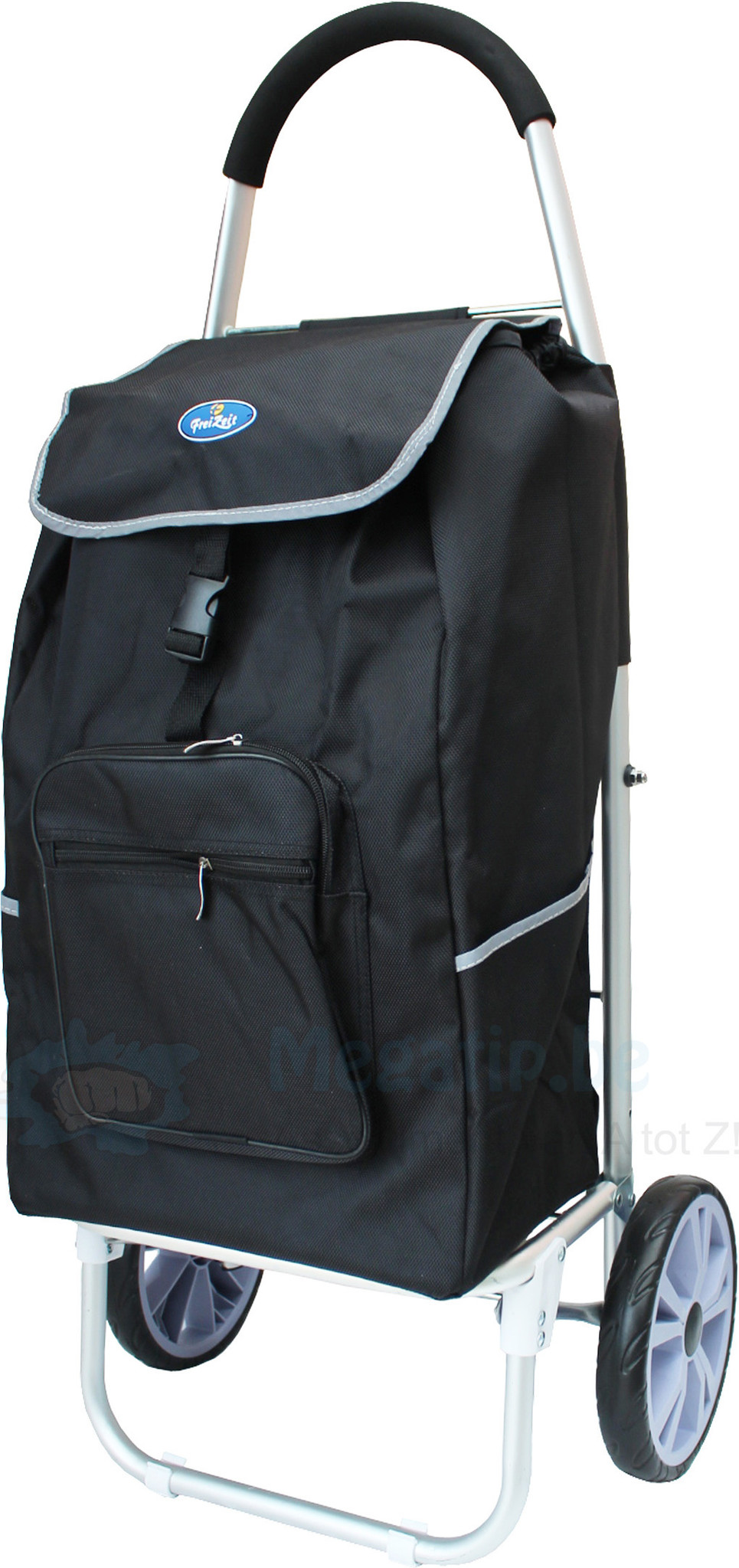 Boodschappentrolley "Shopper Reflektor"   Zwart