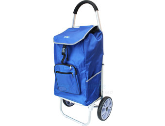 Boodschappentrolley "Shopper Reflektor"   Lichtblauw