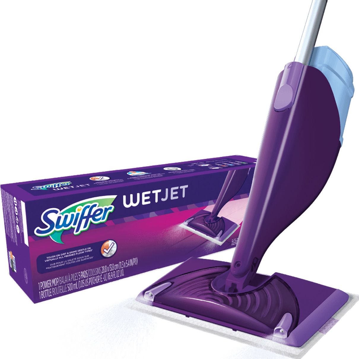 WetJet Vloerwisser / Spray mop compleet