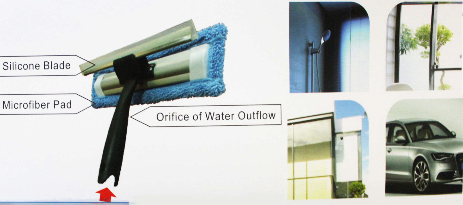 Telescoopsteel waterdoorlatend 2 meter  +  Siliconen Inwasser