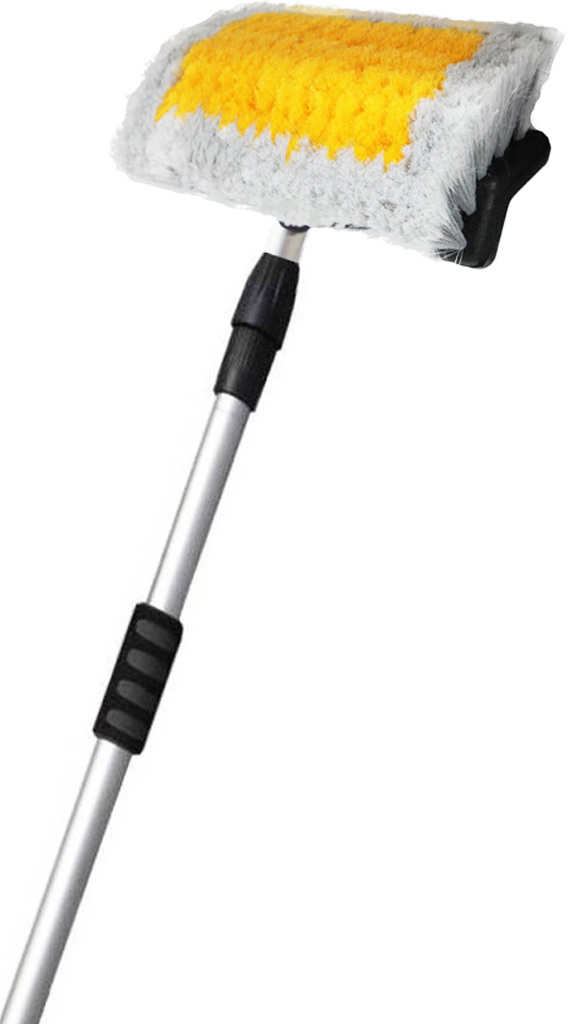 Professionele schoonmaakborstel  met Hydrosteel  2 meter