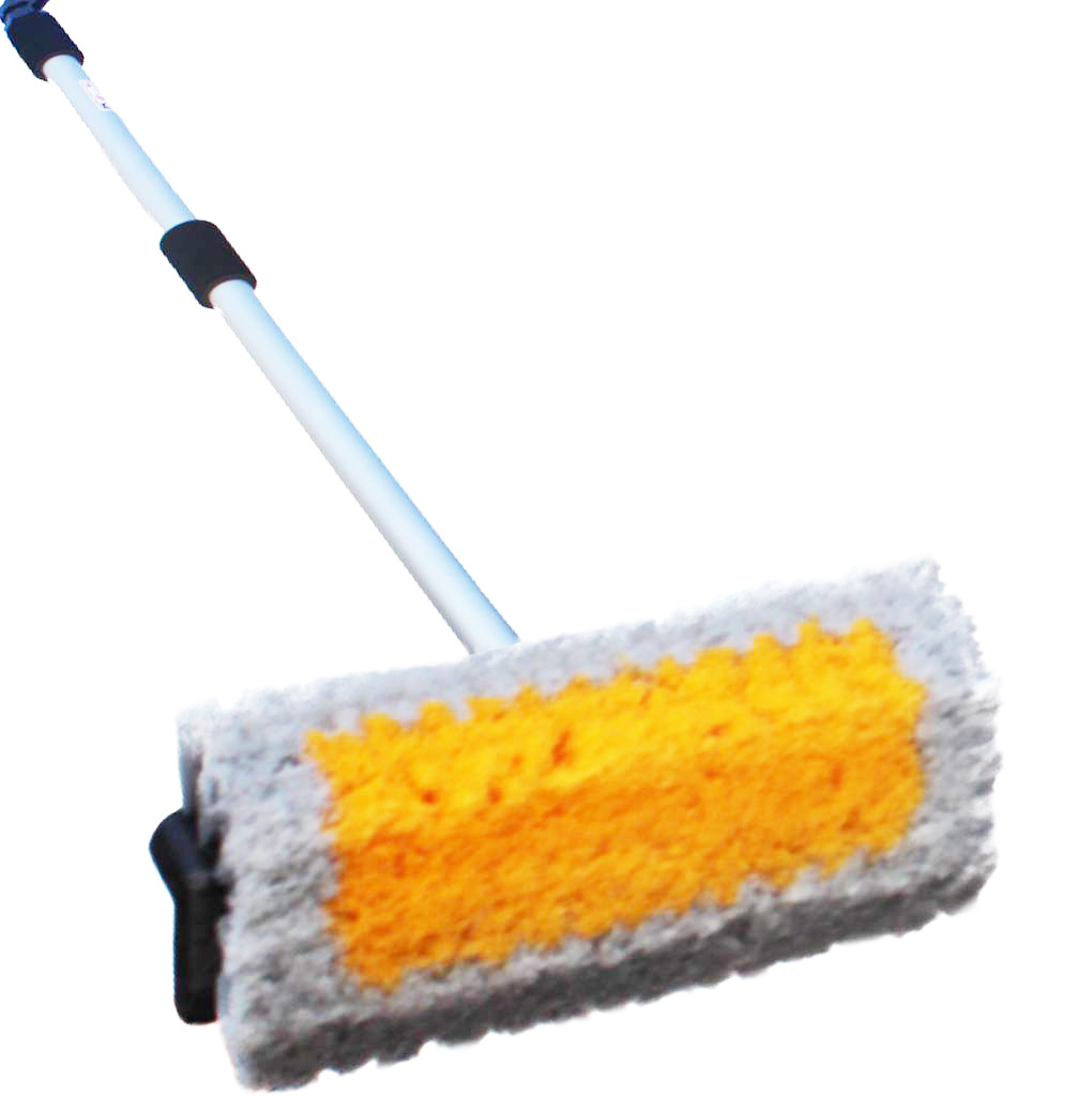 Professionele schoonmaakborstel  met Hydrosteel  2 meter
