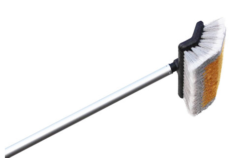 Professionele schoonmaakborstel  met Hydrosteel  2 meter