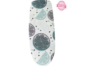 Strijkplankovertrek 140 x 50 cm Beige / groen meloen