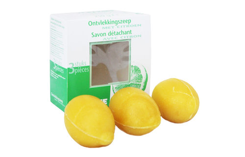 Ontvlekkingszeep met Citroen - 3 stuks  250g