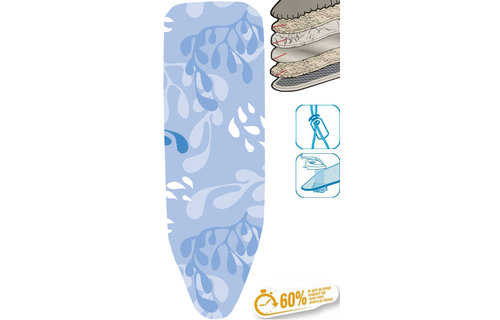 Strijkplankhoes 5 lagen maat C    "Blue Sea Plants"