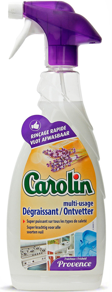 Ontvetter met Marseillezeep Provence  "Multi-Oppervlakken Spray" 650 ml
