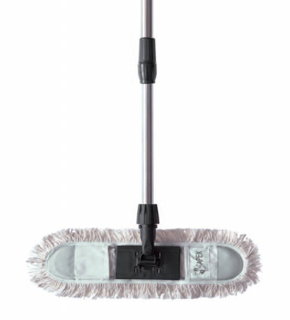 Vloerduster 40cm. met katoen vloerdoek Vloerduster 40cm. met katoen vloerdoek