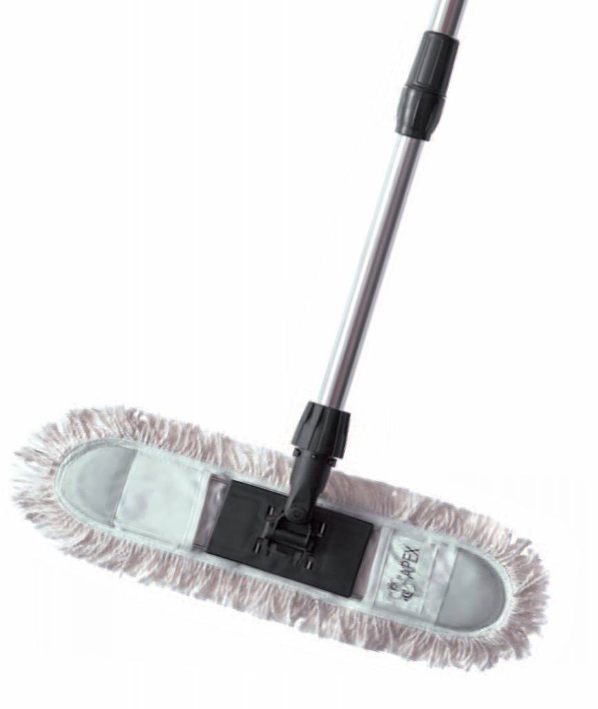 Vloerduster 40cm. met katoen vloerdoek Vloerduster 40cm. met katoen vloerdoek