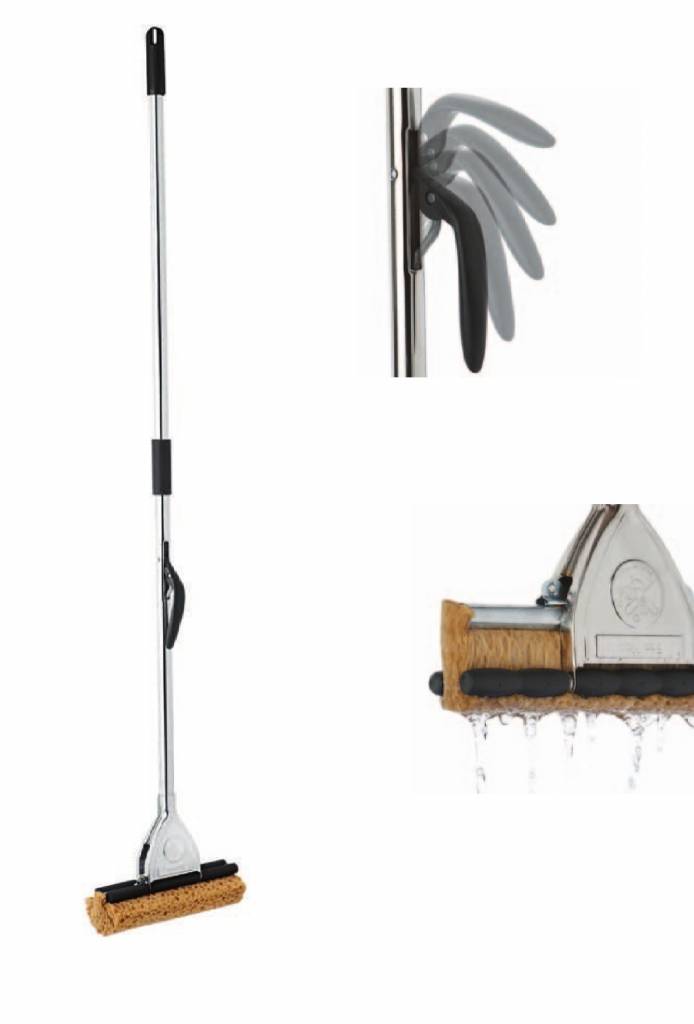 Vloermop met uitwringbare spons