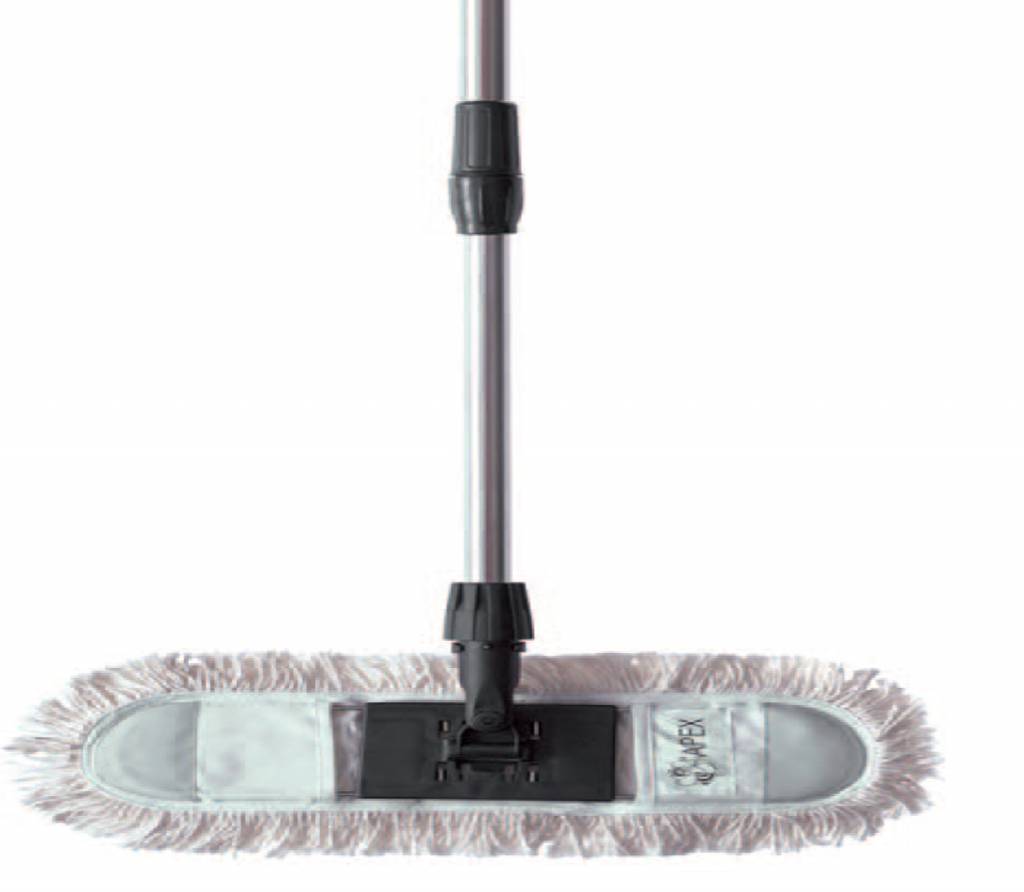 Vloerduster 60cm. met katoen vloerdoek Vloerduster 60cm. met katoen vloerdoek