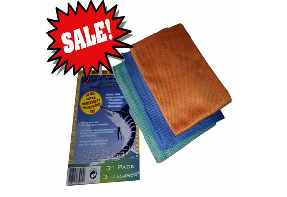 Blue Marlin Microvezeldoeken 3 dezelfde maten