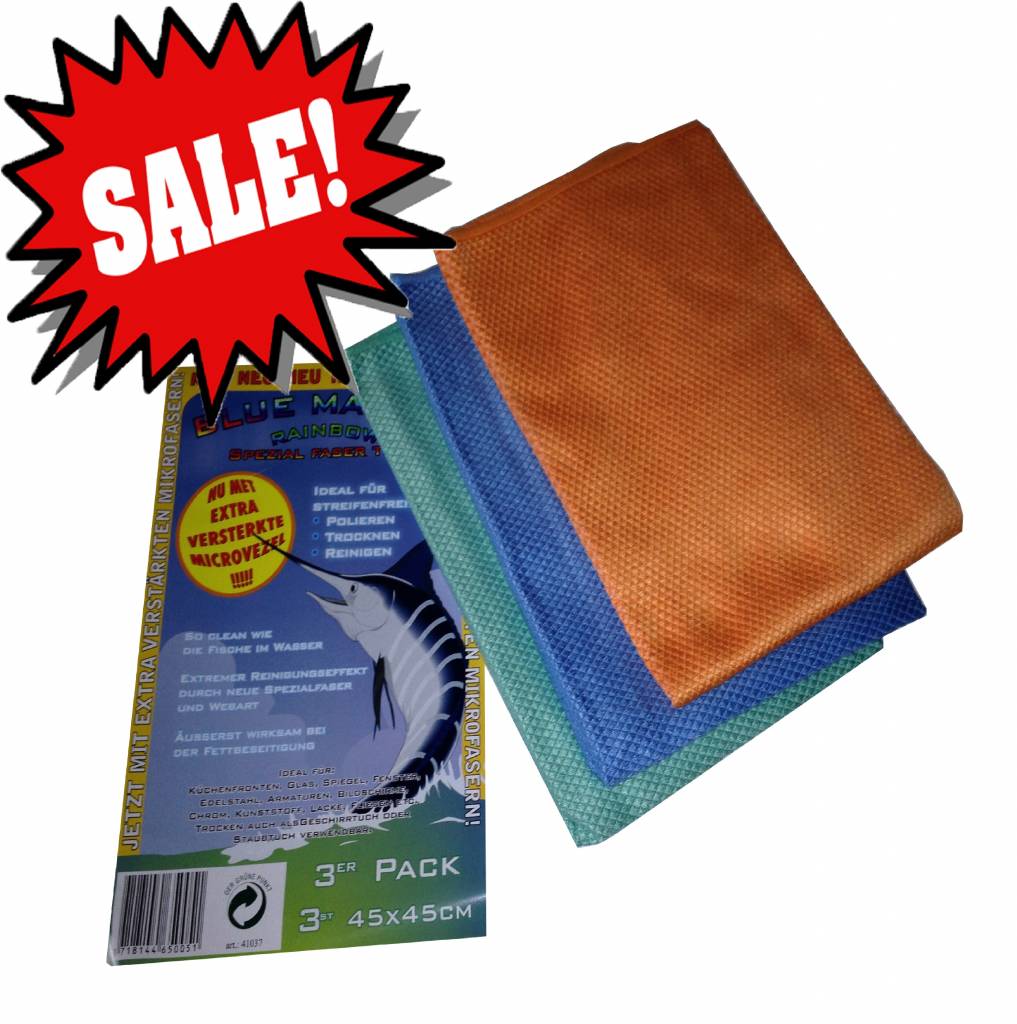 Blue Marlin Microvezeldoeken 3 dezelfde maten
