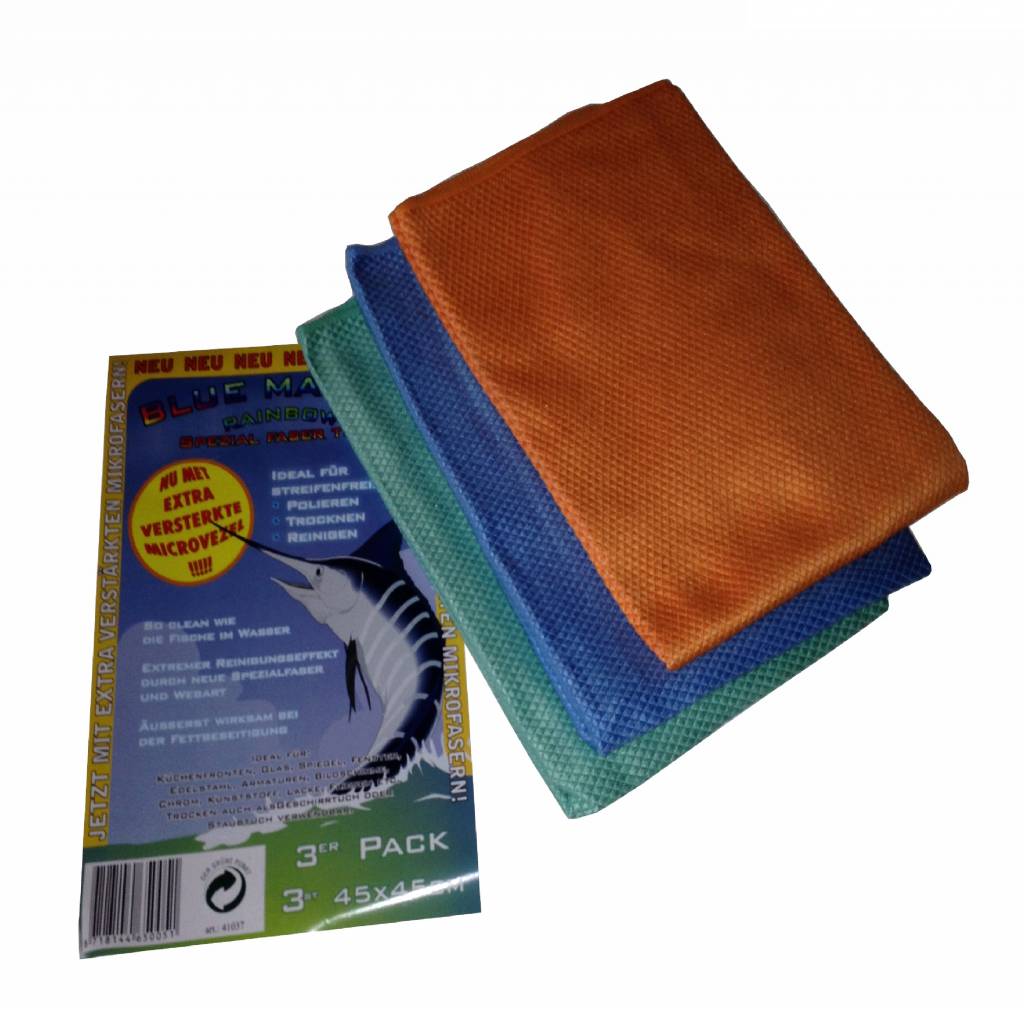 Blue Marlin Microvezeldoeken 3 dezelfde maten