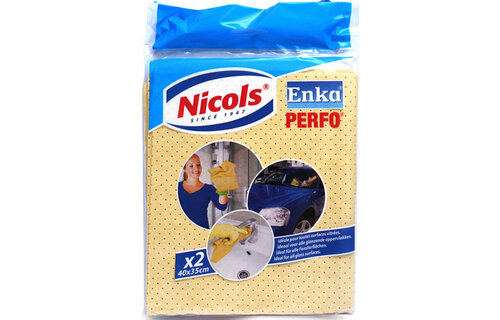 Enka Zeemvel Perfo 40 x 35 cm. (2 stuks) Enka Zeemvel Perfo 40 x 35 cm. (2 stuks)