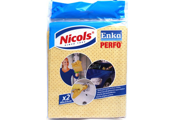 Enka Zeemvel Perfo 40 x 35 cm. (2 stuks)