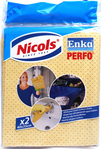 Enka Zeemvel Perfo 40 x 35 cm. (2 stuks) Enka Zeemvel Perfo 40 x 35 cm. (2 stuks)