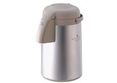 Pompthermos 2,5 Liter Beige met glazen binnenfles