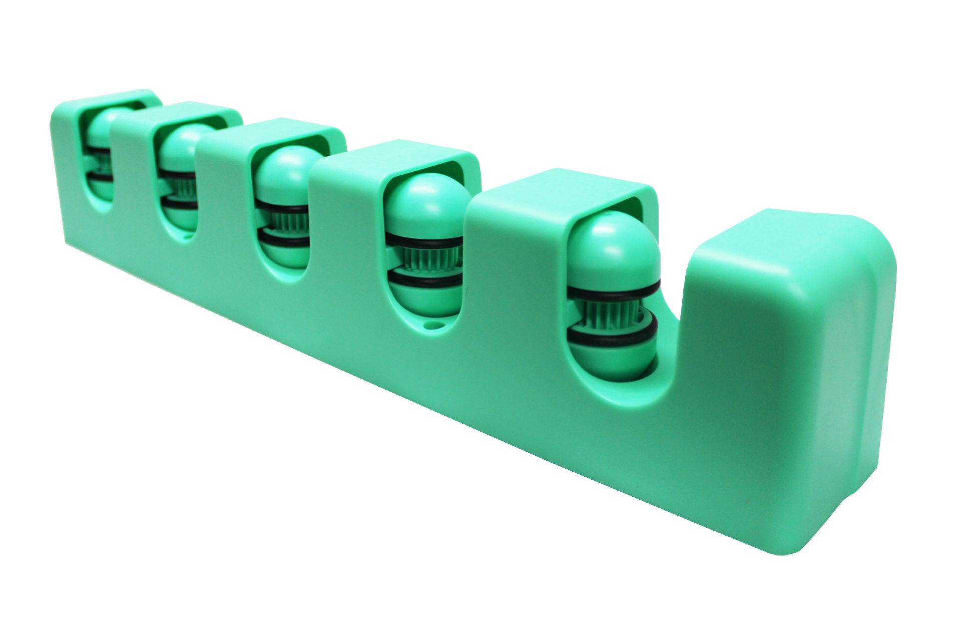 Ophangsysteem voor 5 stelen - groen