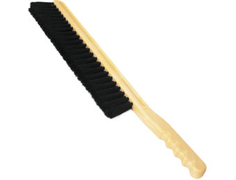 Smalle Afstofborstel Zwarte Haren - 49 cm.