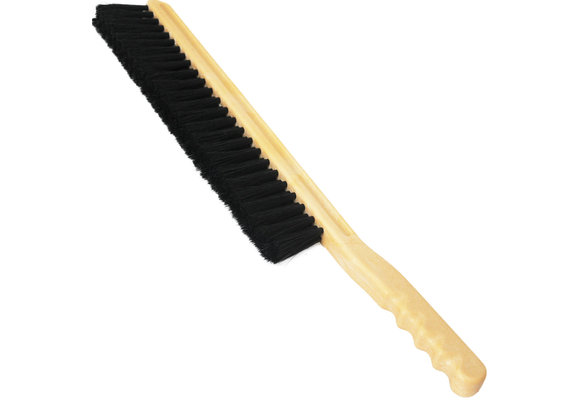 Smalle Afstofborstel Zwarte Haren - 49 cm.