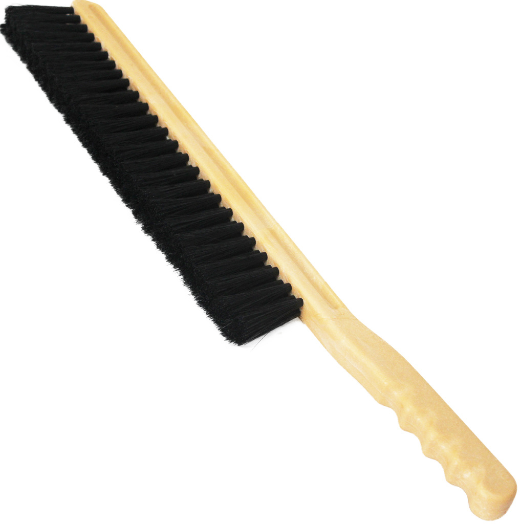 Smalle Afstofborstel Zwarte Haren - 49 cm. Smalle Afstofborstel Zwarte Haren - 49 cm.