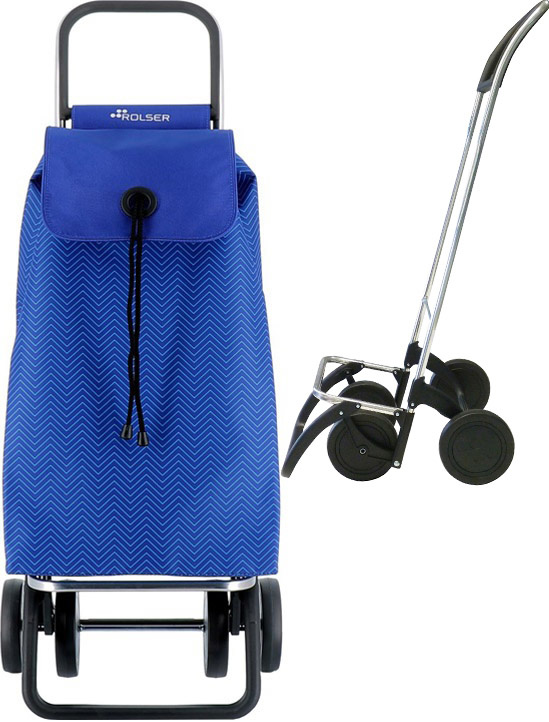 Boodschappenwagen met 4 wielen Blauw  "IMAX ONA DOS+2" Boodschappenwagen met 4 wielen Blauw  "IMAX ONA DOS+2"