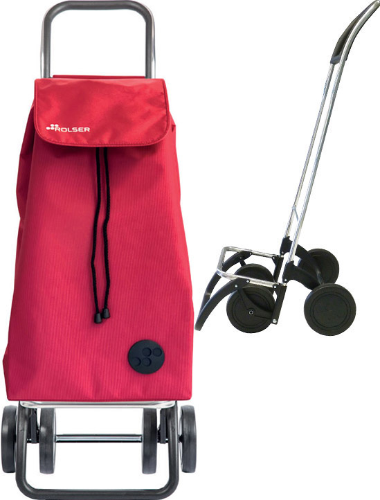 Boodschappentrolley 4 wielen  "IMAX TERMO ZEN DOS+2"   Rood