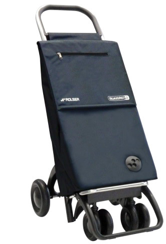 Boodschappentrolley roterende voorwielen Zwart  "DAMA 4.2 TOUR" Boodschappentrolley roterende voorwielen Zwart  "DAMA 4.2 TOUR"