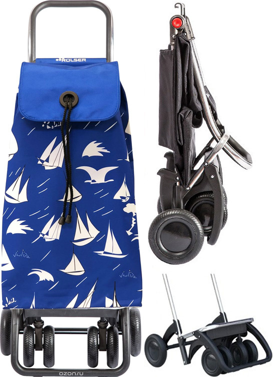 Boodschappenwagen roterende voorwielen Blauw  "I-MAX MF LOGIC TOUR BRISA" Boodschappenwagen roterende voorwielen Blauw  "I-MAX MF LOGIC TOUR BRISA"