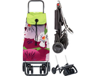 Boodschappenwagen roterende voorwielen Fel Groen  "I-MAX MF LOGIC TOUR TAKU"