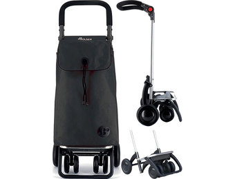 Boodschappenwagen roterende voorwielen en verstelbare handgreep - donker Grijs  " I-BAG MF 4.2 TOUR PLUS"