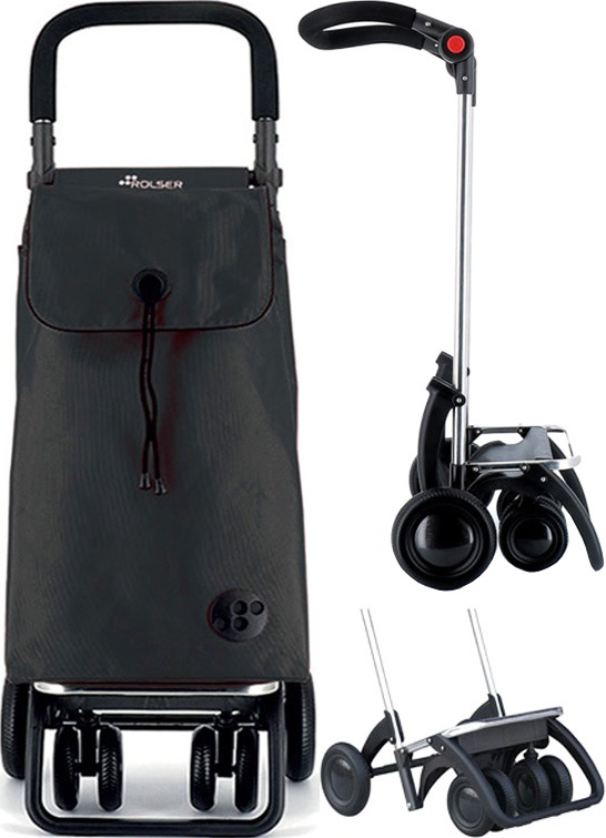 Boodschappenwagen roterende voorwielen en verstelbare handgreep - donker Grijs  " I-BAG MF 4.2 TOUR PLUS" Boodschappenwagen roterende voorwielen en verstelbare handgreep - donker Grijs  " I-BAG MF 4.2 TOUR PLUS"