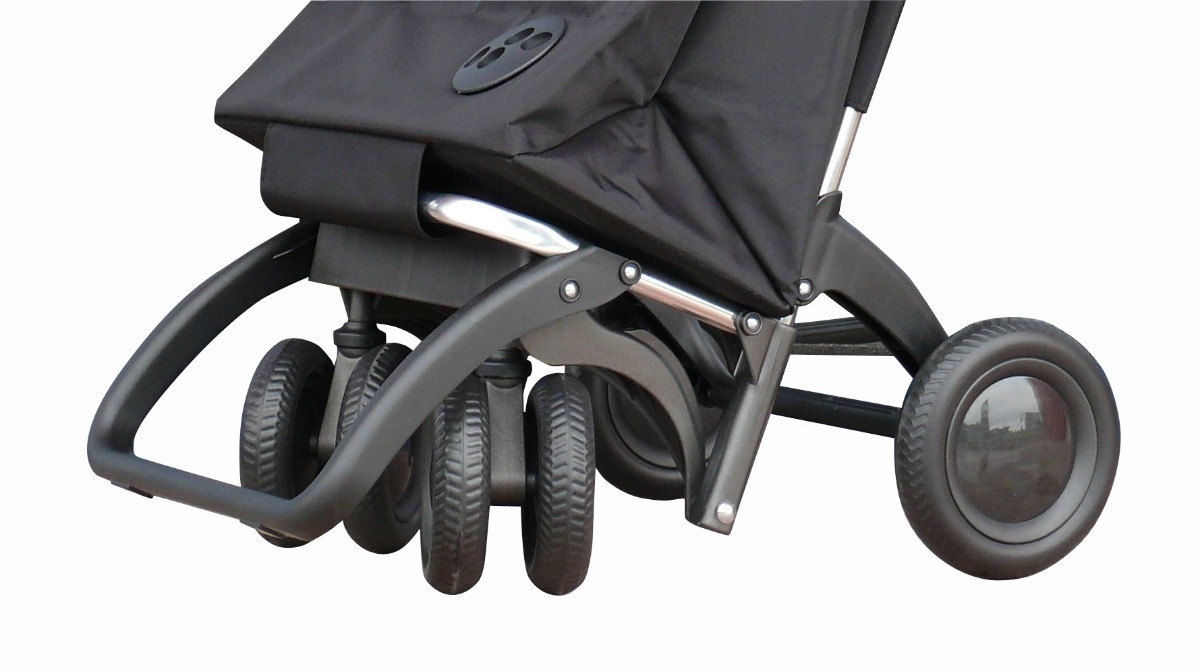 Boodschappenwagen roterende voorwielen en verstelbare handgreep - donker Grijs  " I-BAG MF 4.2 TOUR PLUS" Boodschappenwagen roterende voorwielen en verstelbare handgreep - donker Grijs  " I-BAG MF 4.2 TOUR PLUS"