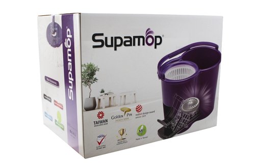 Supa Mop Emmer met Trap systeem Supa Mop Emmer met Trap systeem