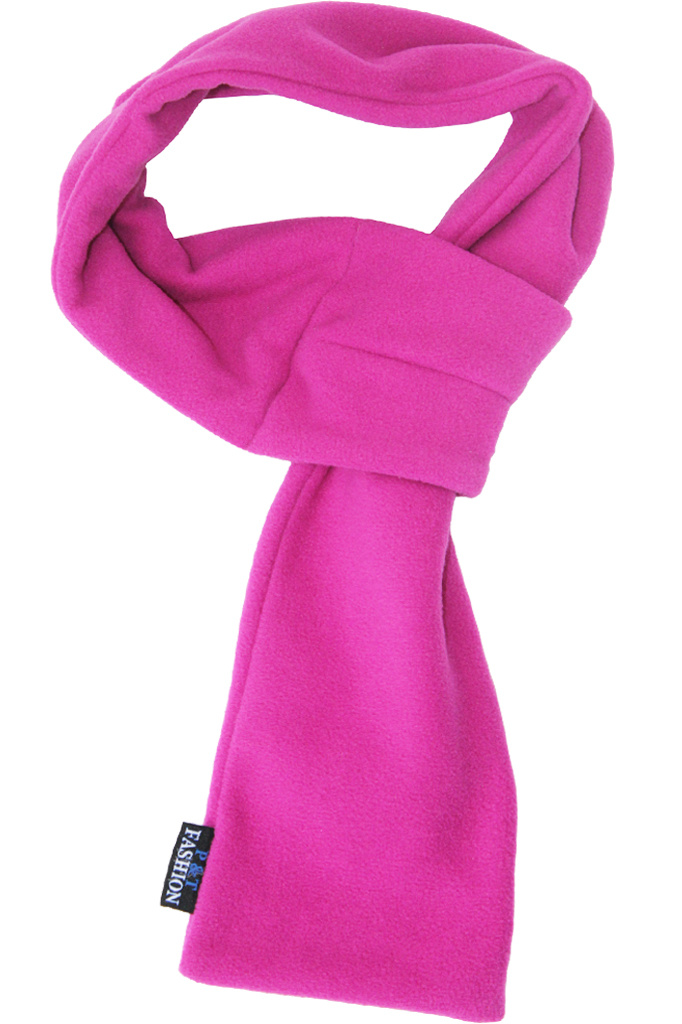 Doorsteek Sjaal fleece   Violet