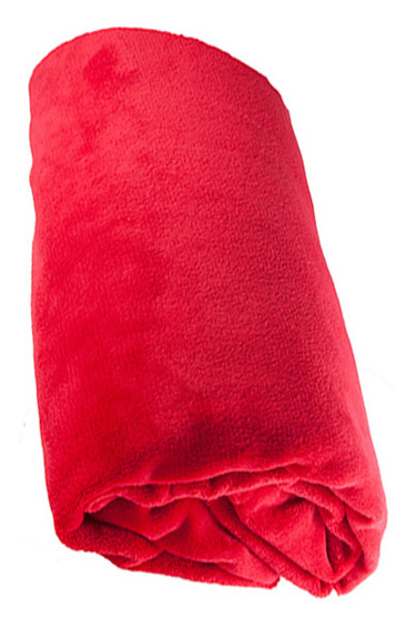 Fleece deken Coral 130x170 cm   Rood Fleece deken Coral 130x170 cm   Rood