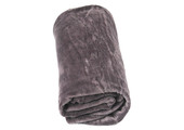 Fleece deken Coral 130x170 cm   Dark Taupe