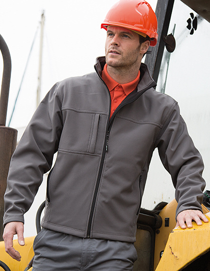 Softshell regenjas Classic grijs Softshell regenjas Classic grijs