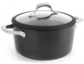 Kookpot + Deksel 24 cm "Vulcano-Rock"