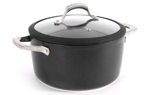 Kookpot + Deksel 24 cm "Vulcano-Rock" Kookpot + Deksel 24 cm "Vulcano-Rock"