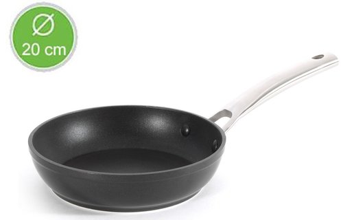 Braadpan met  Anti-Kleeflaag  "Vulcano-Rock"