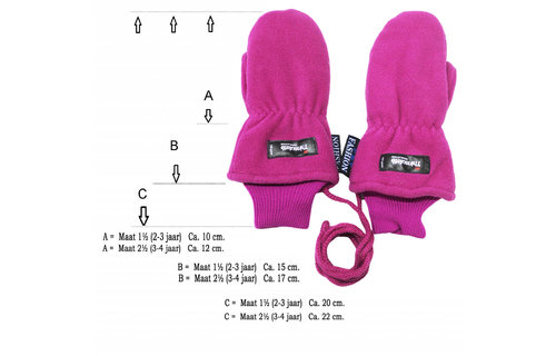 Fleece wanten kinderen  Violet