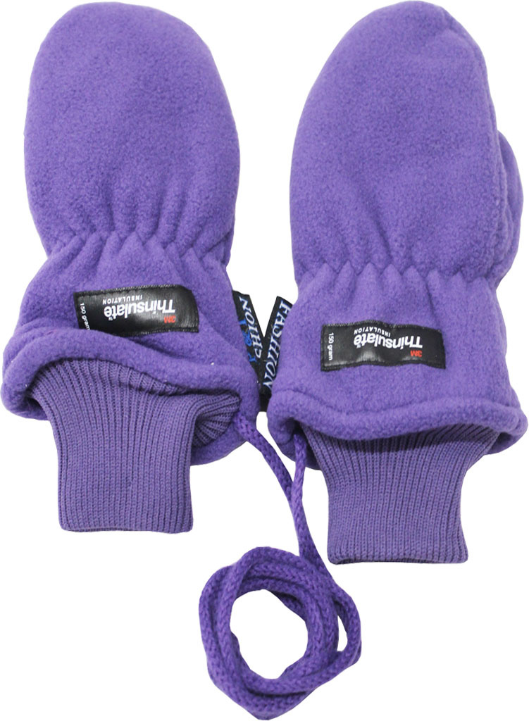 Fleece wanten kinderen  Fel Paars