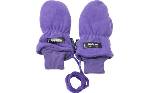 Fleece wanten kinderen  Fel Paars